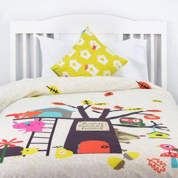 Sweet Home gyerek pamut ágyneműhuzat, 140 x 200 cm - Baleno-image-1