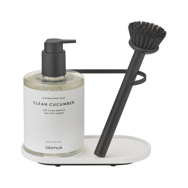 Krémszínű beton mosogatóeszköz tartó Dhuva – Blomus-image-2