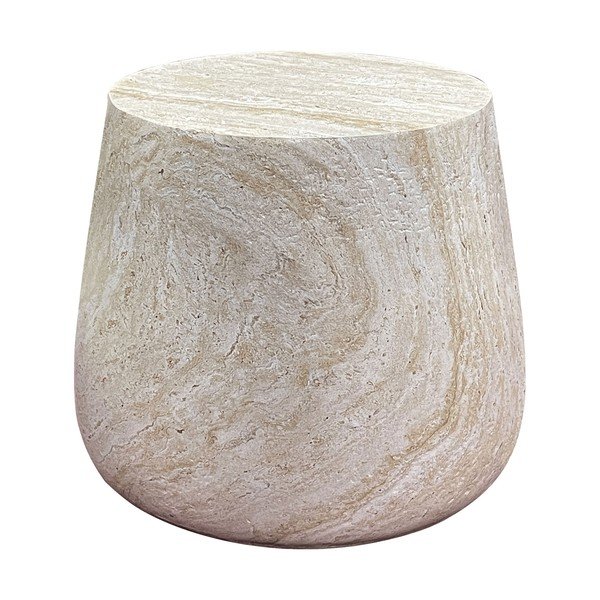 Kő kerek kerti kisasztal ø 47,5 cm Bonn – House Nordic