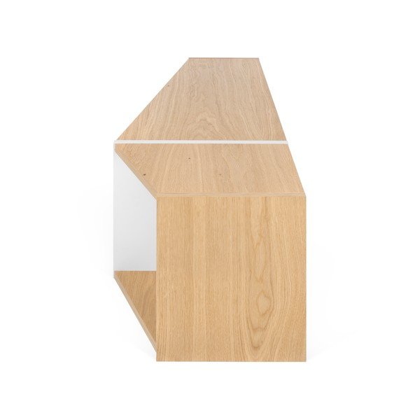 One barna-fehér polc, 120 x 35 cm - TemaHome-image-4