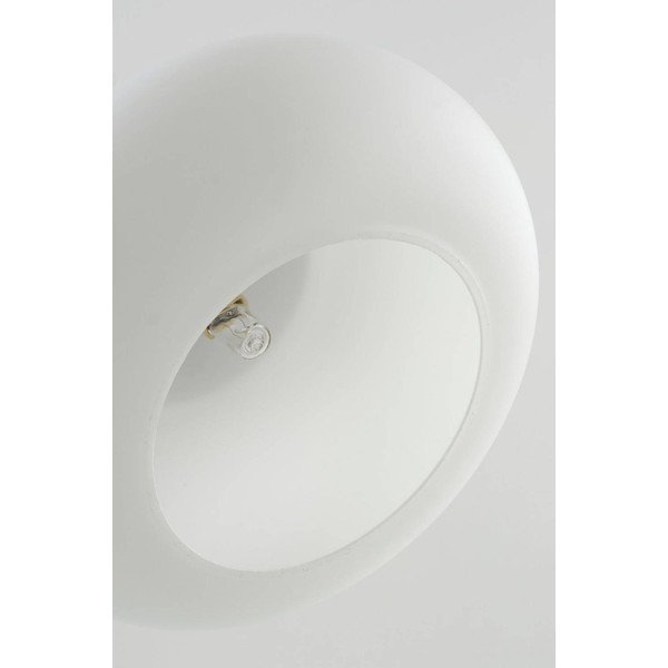 Fehér-matt ezüstszínű opálüveg függőlámpa ø 20 cm Thalia – Jotex-image-3