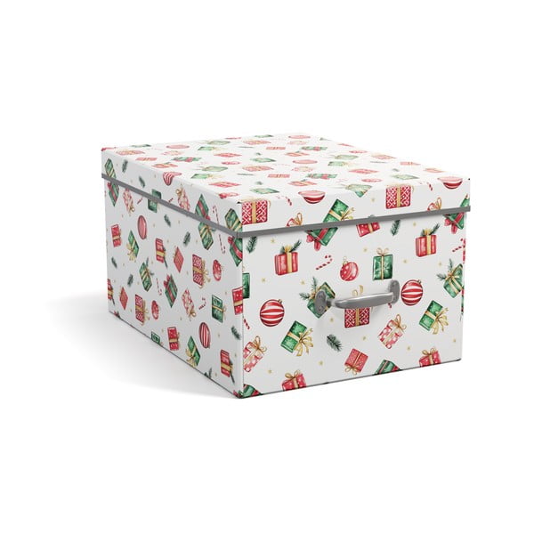 Fedeles dekoratív karton tárolódoboz 37x50x15 cm Engla Christmas Storage – Bigso