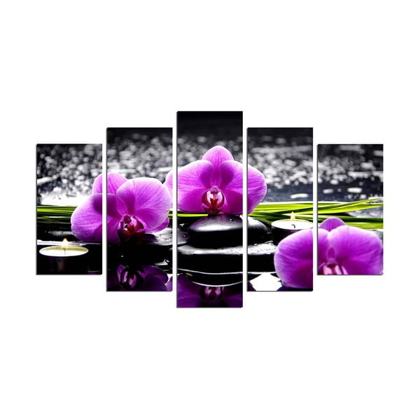 Purple Blossom többrészes falikép