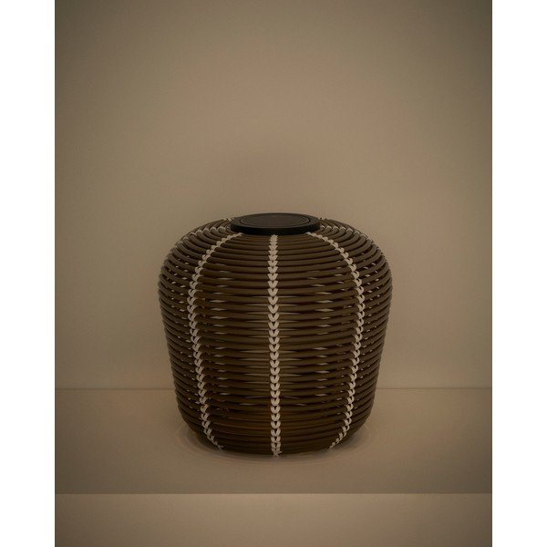 Napelemes-USB LED asztali-hordozható kültéri lámpa ø 35 cm Garoina – Kave Home-image-4