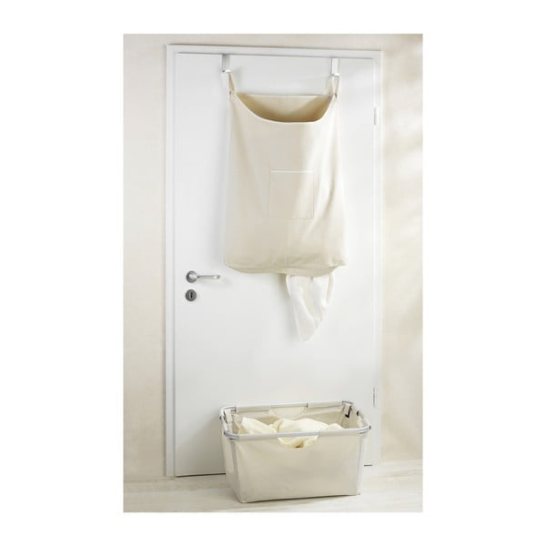 Laundry bézs felakasztható szennyestartó kosár, 65 l - Wenko-image-4