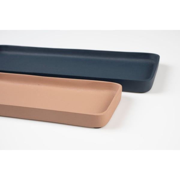 Fém dekoratív tálca szett 2 db-os 15,5x39,5 cm Rebel – Zuiver-image-4