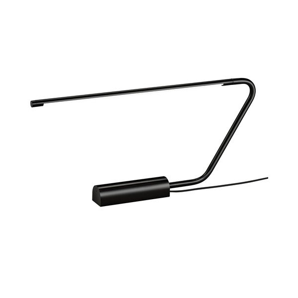 Fekete LED asztali lámpa (magasság 33 cm) Olea – Trio Select