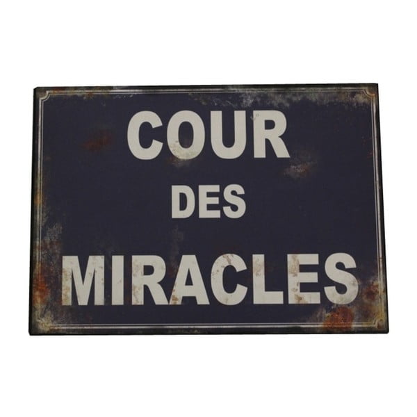 Cour Des Miracles fém dekorációs tábla - Antic Line