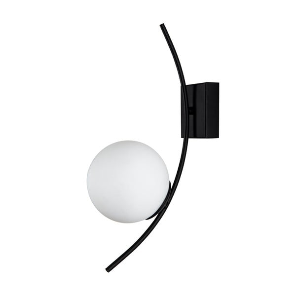 Yay fekete fali lámpa, magasság 44 cm - Squid Lighting-image-2