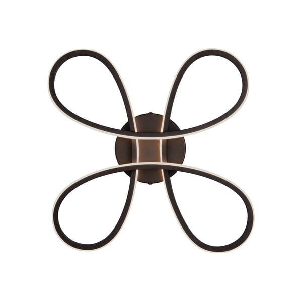 Fekete LED mennyezeti lámpa 40x40 cm Fly – Trio-image-2