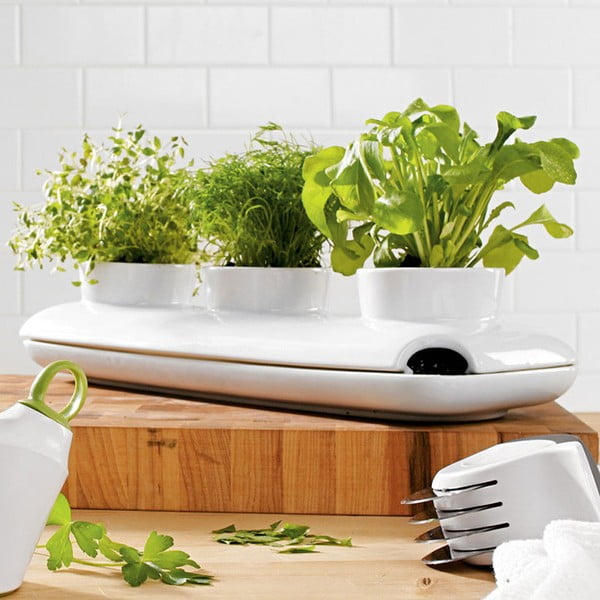 Duo Herb fűszernövényes virágcserép - Sagaform-image-1