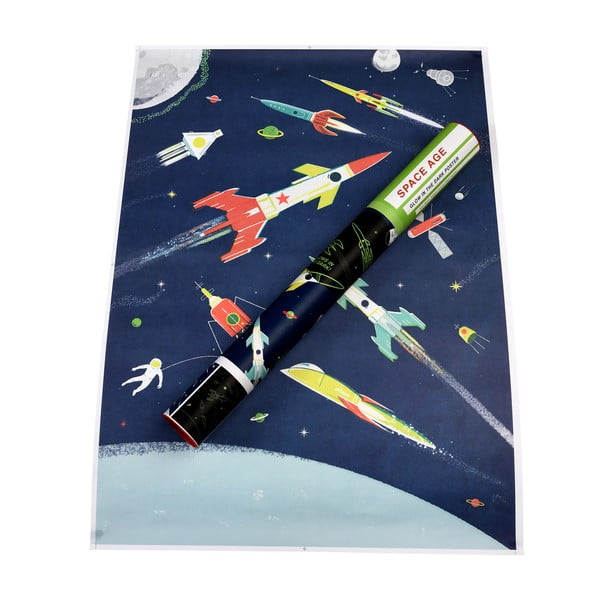 Gyerek dekoráció Glow in the Dark Space Age – Rex London-image-3