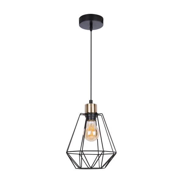 Fekete fém függőlámpa ø 19 cm Primo – Candellux Lighting