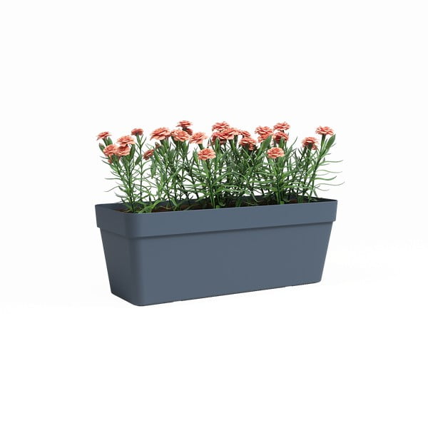 Újrahasznosított műanyag önöntözős láda 50 cm Capri – Artevasi-image-2