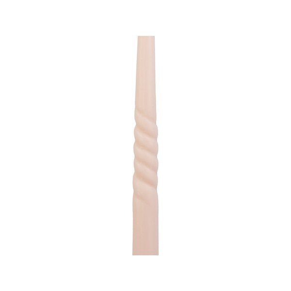 Twirl 2 db-os világos rózsaszín méhviasz gyertya szett - PT LIVING-image-2