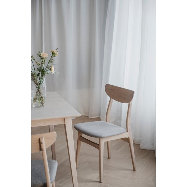 Natúr színű étkezőszék szett 2 db-os Rodham - Rowico-image-2