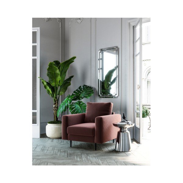 Levie sötét rózsaszín bársonyfotel - devichy-image-3