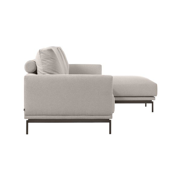 Galene bézs sarokkanapé, jobb oldali, 254 cm - Kave Home-image-3