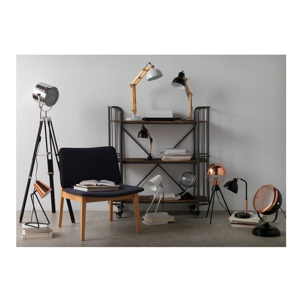 Wooden fekete asztali lámpa - Geese-image-1