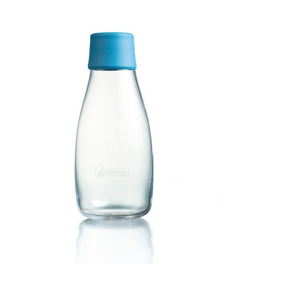 Világoskék üvegpalack, 300 ml - ReTap