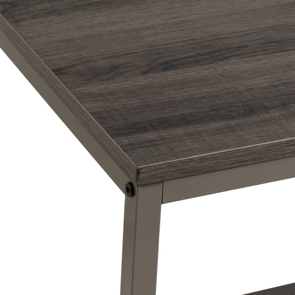 Barna dohányzóasztal 50x100 cm – Casa Selección-image-1