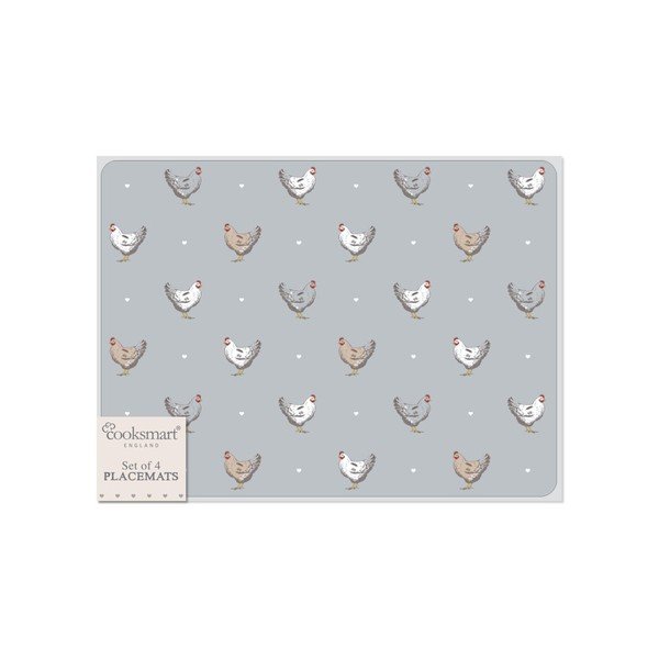 Farmers Kitchen 4 db-os parafa tányéralátét készlet, 29 x 21 cm - Cooksmart ®-image-2