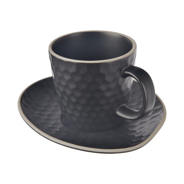 Fekete kerámia csésze cappucinóhoz 250 ml Tea Time – Orion-image-2