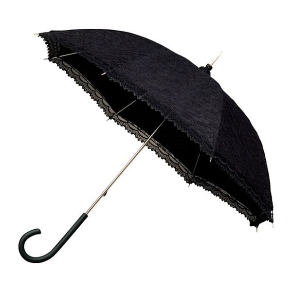 Falconetti Victorian fekete botesernyő, ⌀ 85 cm - Ambiance