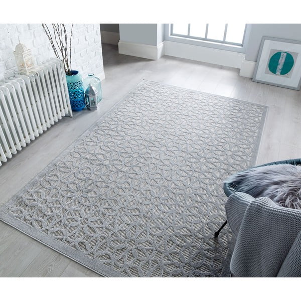 Szürke kültéri szőnyeg 230x160 cm Argento - Flair Rugs-image-2