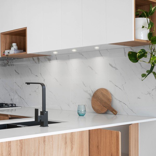 Fekete-fehér LED spotlámpa ø 4 cm – SULION-image-1