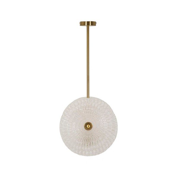 Aranyszínű függőlámpa üveg búrával Glass – Mauro Ferretti