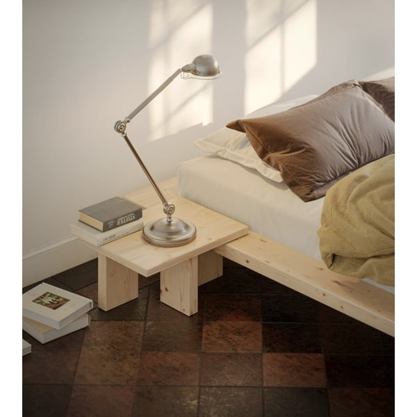 Natúr színű borovi fenyő éjjeliszekrény Japan – Karup Design-image-4