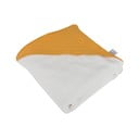 Sárga muszlin kapucnis gyerek törölköző 75x75 cm – Bébé Douceur