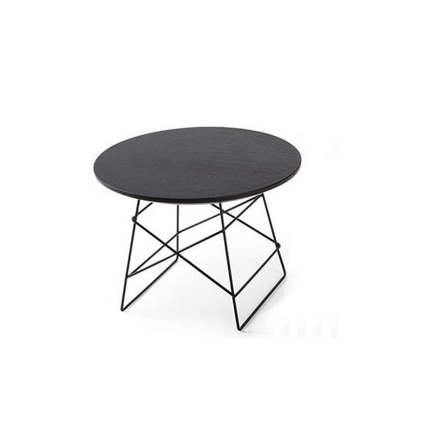 Grid fekete kisasztal, 70 cm - Innovation