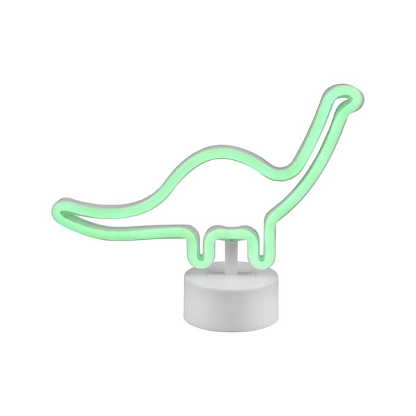 Fehér LED asztali lámpa (magasság 20 cm) Bronto – Reality