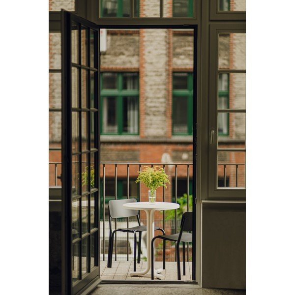 Fém kerek kerti étkezőasztal ø 59 cm Nokk – noo.ma-image-4