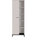 Krémszínű könyvespolc 64x190x34 cm Rovigo – Germania