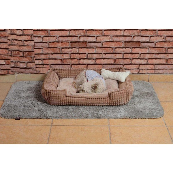 Bézs plüss fekhely Nest - Lydia&Co-image-3