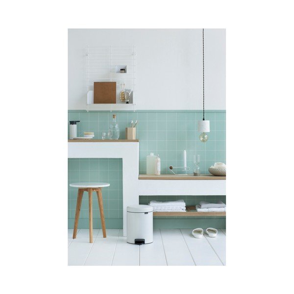 Newicon fehér pedálos szemetes, 5 l - Brabantia-image-3