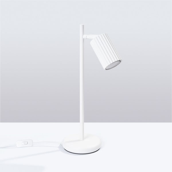 Fehér asztali lámpa (magasság 43 cm) Gleam – Sollux-image-3