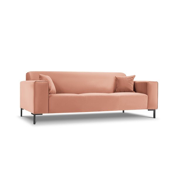 Siena rózsaszín bársonykanapé - Cosmopolitan Design-image-3