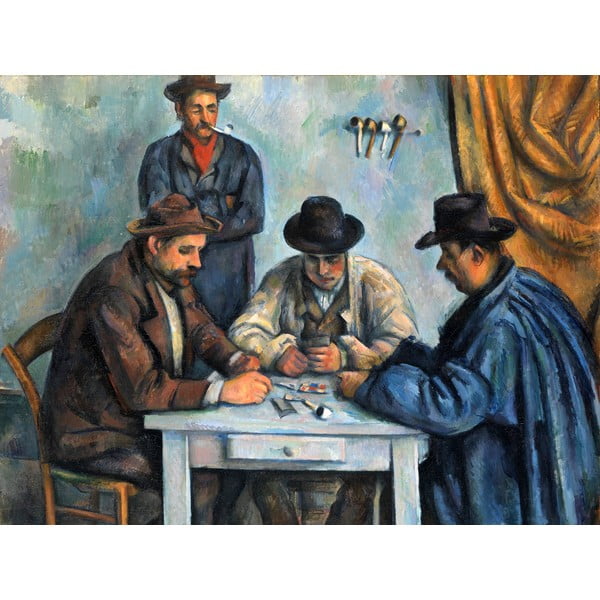 The Card Players másolat, 80 x 60 cm - Paul Cézanne