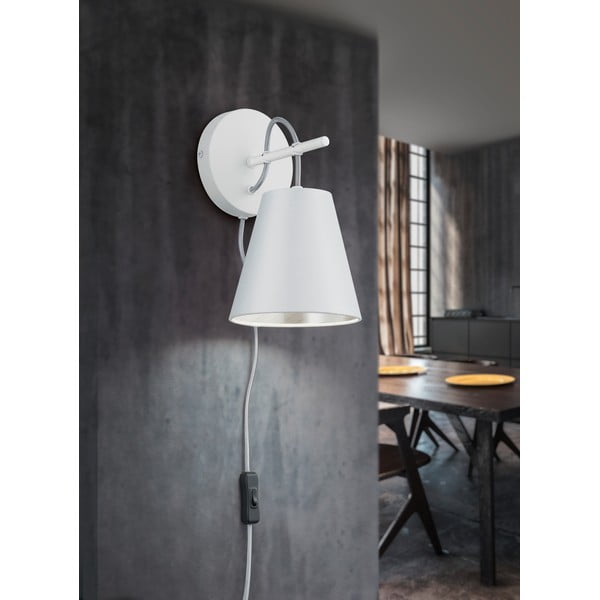 Fehér fali lámpa ø 15 cm Andreus – Trio-image-1