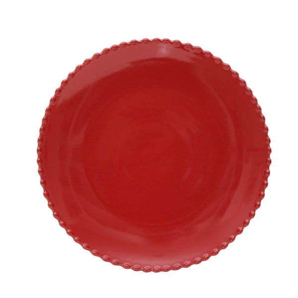 Rubinpiros agyagkerámia tányér, ø 28,4 cm - Costa Nova