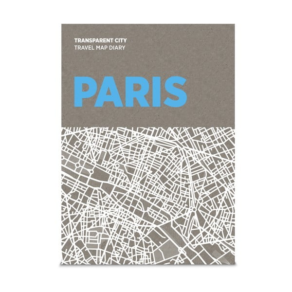 Transparent City Paris írható térkép - Palomar