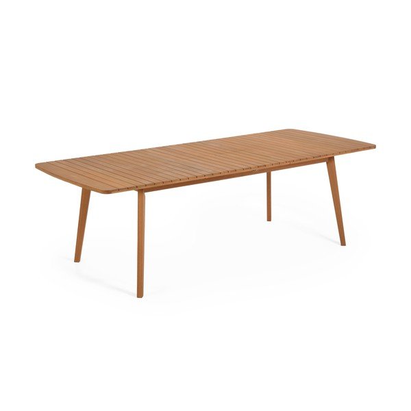 Hanzel eukaliptuszfa kerti bővíthető étkezőasztal - Kave Home-image-2