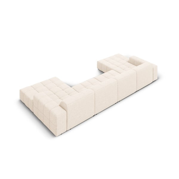 Krémszínű sarokkanapé (U alakú) Chicago – Cosmopolitan Design-image-4