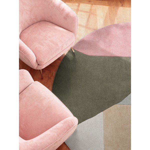 Kézi szövésű gyapjú kerek szőnyeg ø 200 cm Westminster Curzon – Ted Baker-image-3
