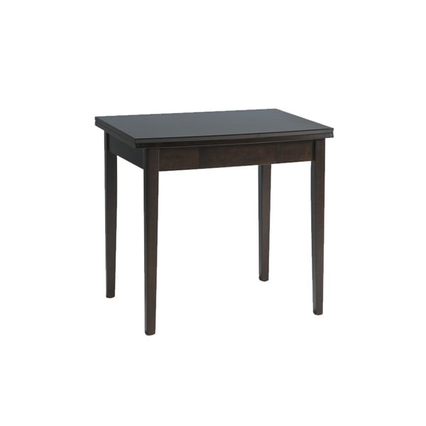 Easy fekete összehajtható étkezőasztal fából, 80-120 cm hosszú - Signal