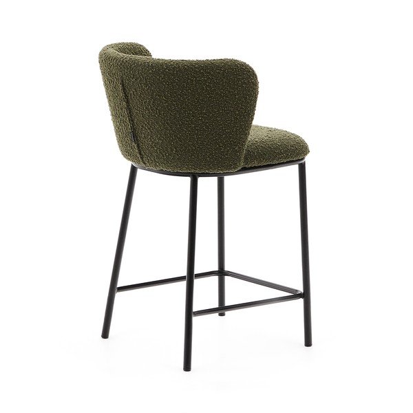 Zöld bárszék (ülésmagasság 65 cm) Ciselia – Kave Home-image-4